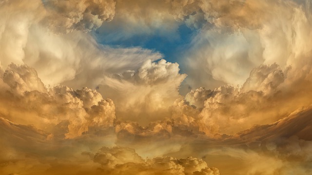 Clouds Heaven Sky Powerful God  - TheFunkypixel / Pixabay