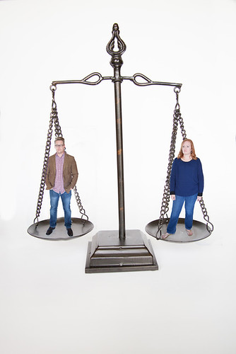 Divorce balance - scale